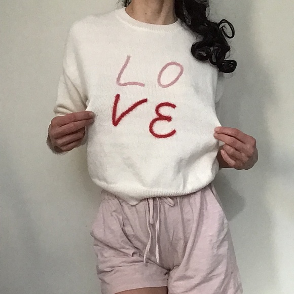 Cream Knit Sweater - Picture 1 of 15